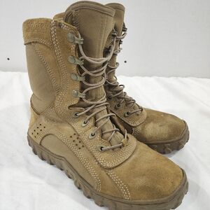 ROCKY S2V Boots Special Ops Coyote Brown Leather Sz 8.5M Vibram RKC050 USA Made